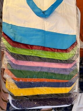 Canvas 12 pack Colorblock Tote-Style Bottoms in Multiple Colors
